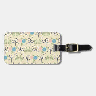 Flowers and Bows Luggage Tag