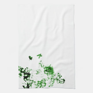 Flowers and Butterflies American MoJo Kitchen Towe Tea Towel