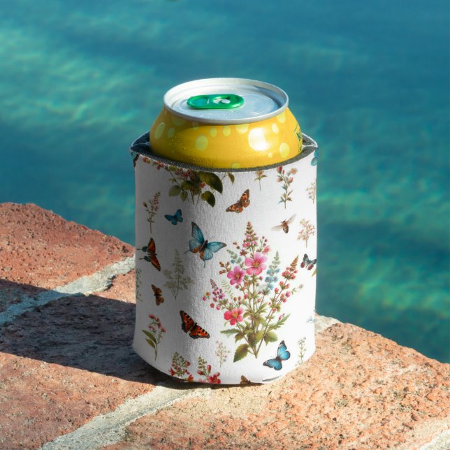 Flowers and butterflies can cooler (In Situ Pool)