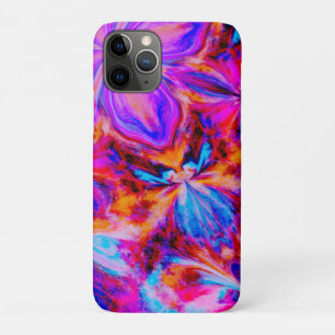 Flowers and Butterflies in Abstract iPhone 11 Pro Case