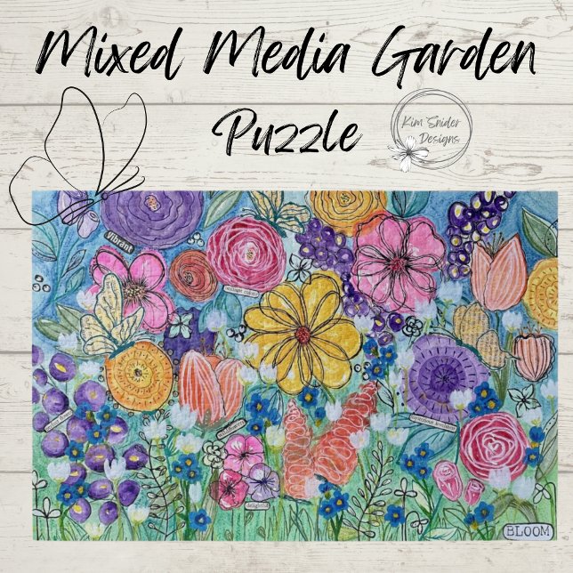 Flowers and Butterflies Jigsaw Puzzle (Creator Uploaded)