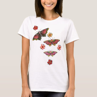 Flowers and butterflys T-Shirt