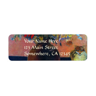 Flowers and Cats by Paul Gauguin, Vintage Fine Art
