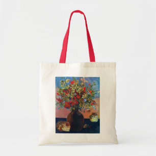 Flowers and Cats by Paul Gauguin, Vintage Fine Art Tote Bag