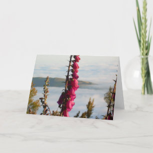 Flowers and Clouds Card