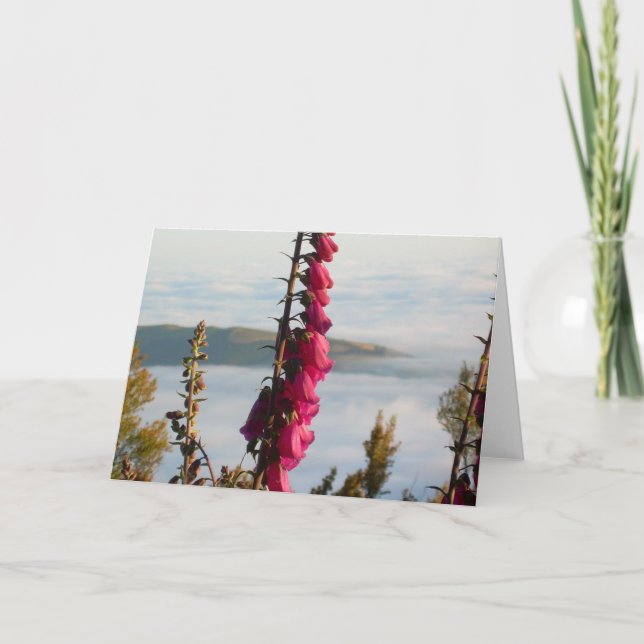 Flowers and Clouds Card (Front)