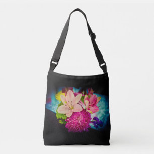 Flowers And Clouds Tote Bag