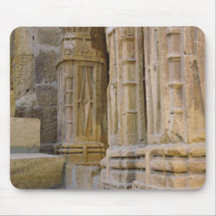 Flowers and columns, Jaisalmer Fort, Jaisalmer, Mouse Mat