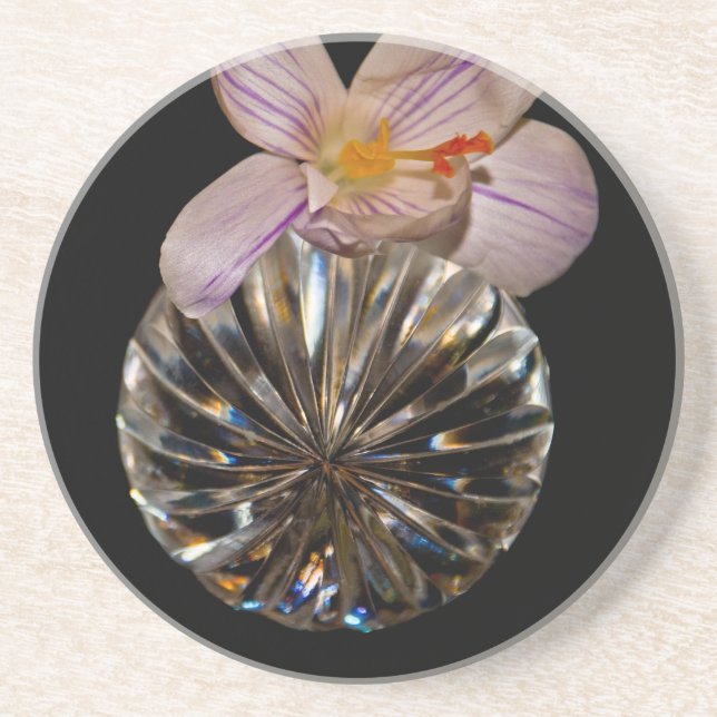 Flowers and Crystal Coaster (Front)