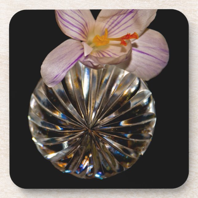 Flowers and Crystal Coaster (Front)