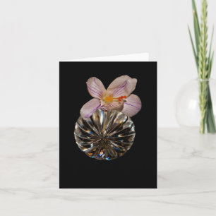 Flowers and Crystal Greeting Cards