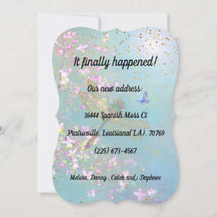 Flowers and Dragonfly New Place Announcement