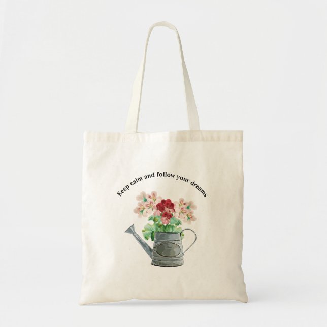  flowers and elegant background tote bag (Front)