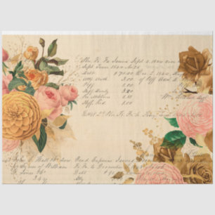 Flowers and Ephemera Design Series #11 Tissue Paper