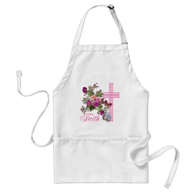 FLOWERS AND FAITH STANDARD APRON (Front)
