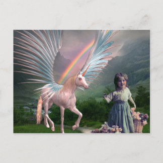 FLOWERS AND FANTASIES POSTCARD