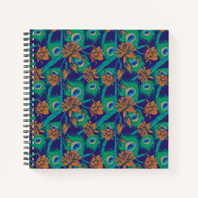 Flowers And Feathers Notebook (Front)