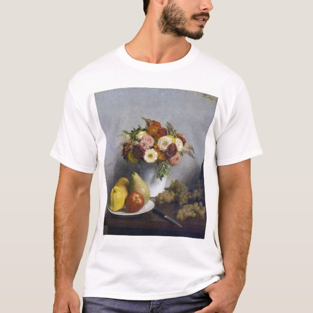 Flowers and Fruit, Henri Fantin-Latour T-Shirt (Front)