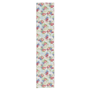 Flowers and Fruits Short Table Runner