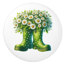 Flowers and Garden Boots