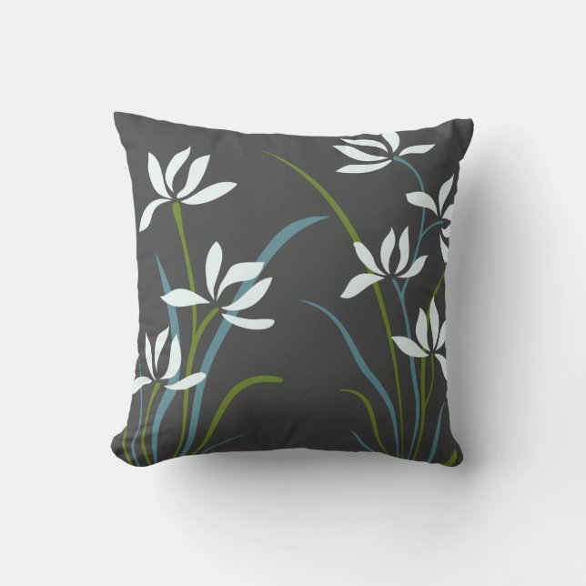 Flowers and Grass Cushion (Front)