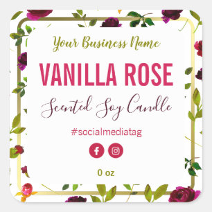Flowers And Greenery Product Labels