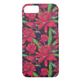 Flowers And Hummingbirds iPhone 8/7 Case
