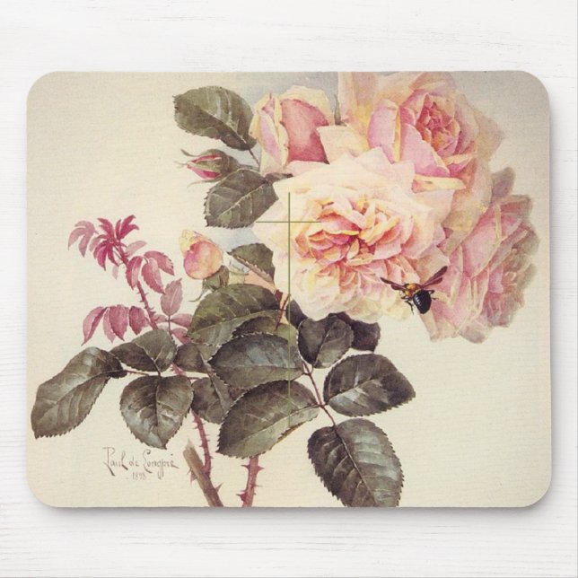 FLOWERS AND LIFE MOUSE MAT (Front)