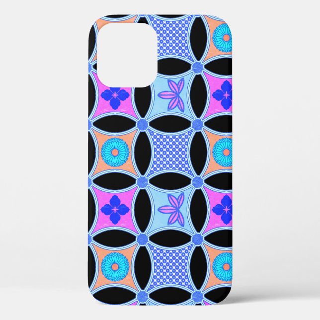 Flowers and Patterns Case-Mate iPhone Case (Back)