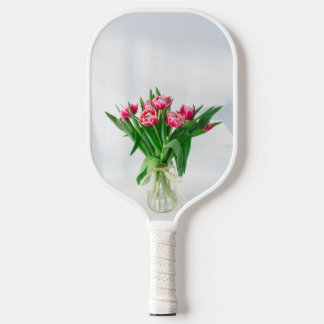 FLOWERS AND PICKLEBALL PADDLE
