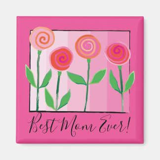 Flowers and Pinks and Love Magnet