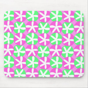 Flowers and Spots Mouse Mat