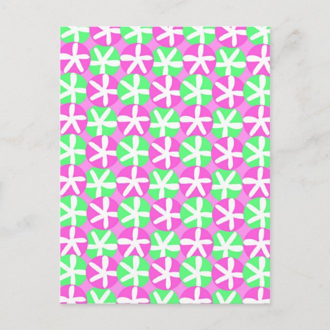 Flowers and Spots Postcard (Front)