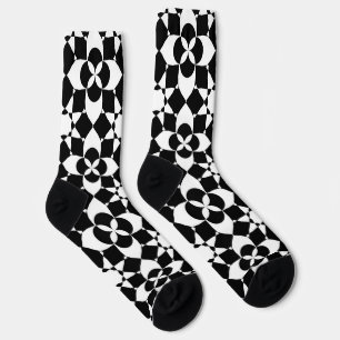 flowers and stars socks