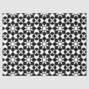 flowers and stars tissue paper