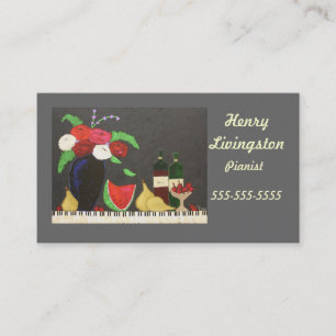 flowers and such pianist business card