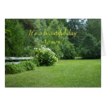 Flowers and trees Lawn Scene