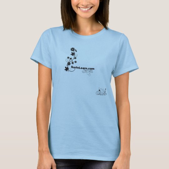 Flowers and Vines - SurfnLearn.com T-Shirt