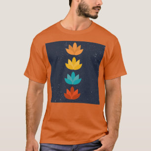 Flowers and yoga T-Shirt