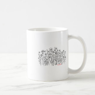 Flowers Anti Trump Floral Botanical Protest Libera Coffee Mug
