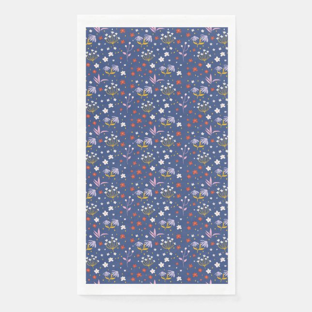 Flowers Are Like Friends Napkin (Front)