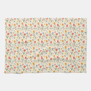 Flowers Are Love’s Truest Language Tea Towel