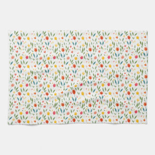 Flowers Are The Art Of Nature Tea Towel