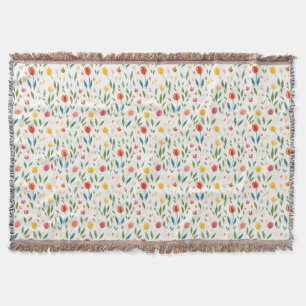 Flowers Are The Art Of Nature Throw Blanket