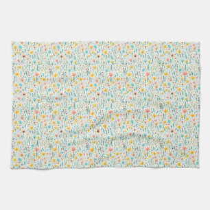 Flowers Are The Kisses Of The Earth Tea Towel