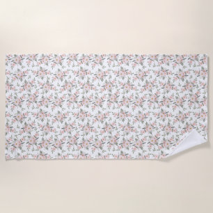 Flowers Are The Music Of The Ground Beach Towel