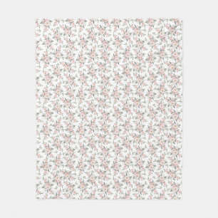 Flowers Are The Music Of The Ground Fleece Blanket