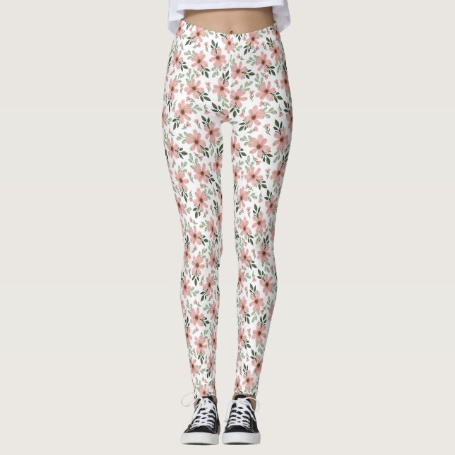 Flowers Are The Music Of The Ground Leggings (Front)