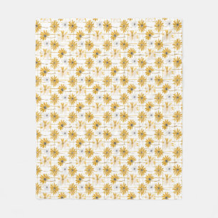 Flowers Are The Smiles Of The Earth Fleece Blanket