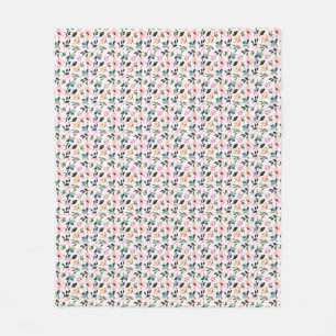 Flowers Are The Stars Of The Earth Fleece Blanket
